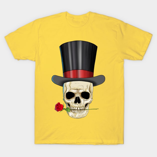 Gentleman Death T-Shirt by tabslabred